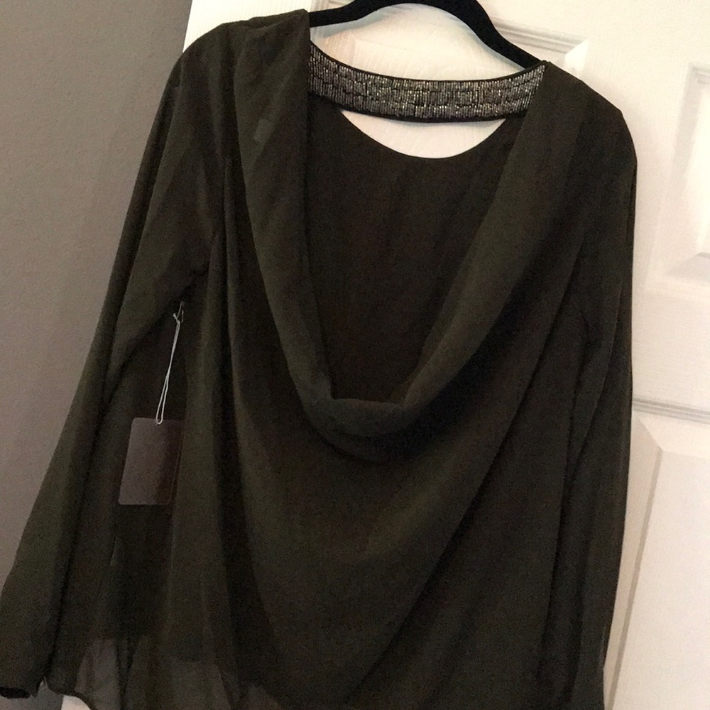NWT Forever 21 draped-back top.